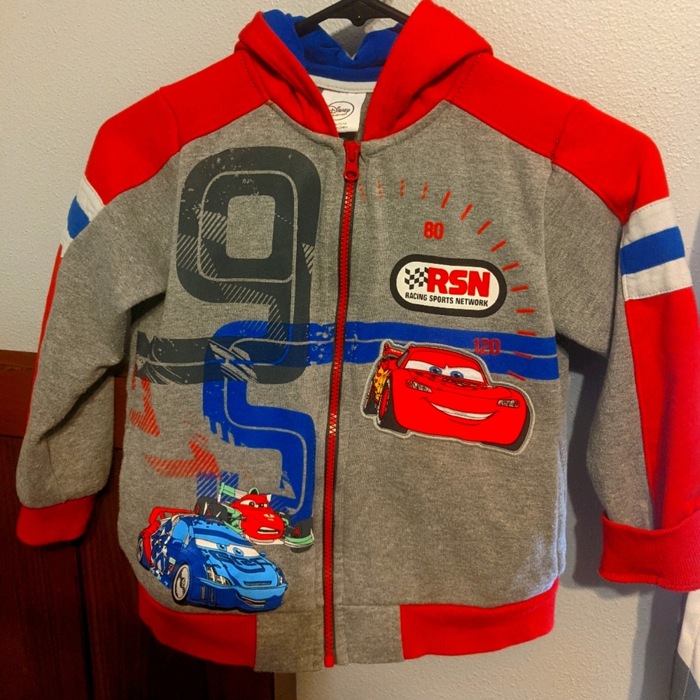 Disney Cars Hooded Sweatshirt Size 5/6